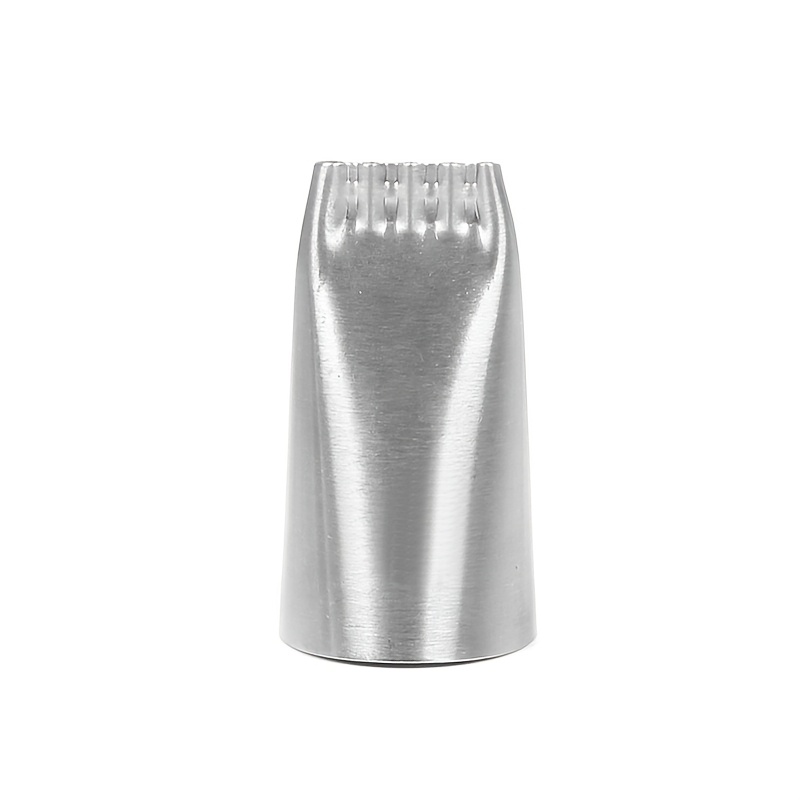 1pc, Cake Cream Decoration Piping Nozzle, Line Pulling Stainless Steel Piping Tip, Baking Tool, Kitchen Gadget - Image 5