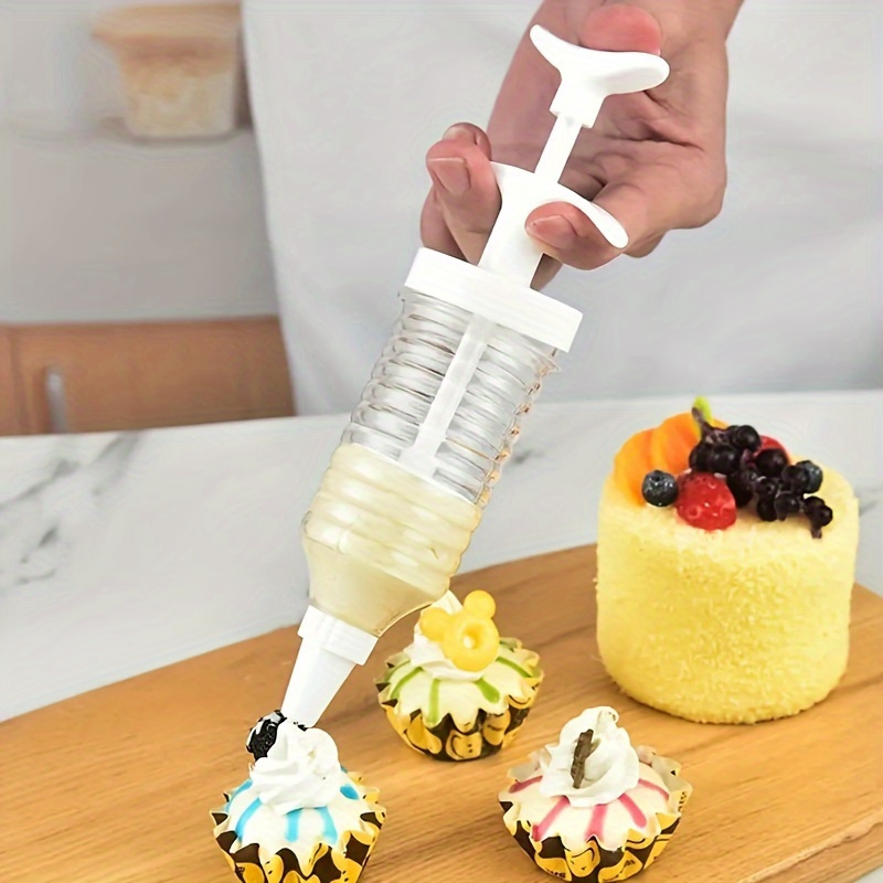 8pcs Plastic Piping Tool Set with 8 Nozzles - Heavy-Duty Cream Squeezer Kit, Suitable for Cake Decorating, Icing, and Piping Gel/Soap - Compatible with Pastry Bags, Ideal for Home Bakers, Restaurants, and Dessert Decoration - Image 5