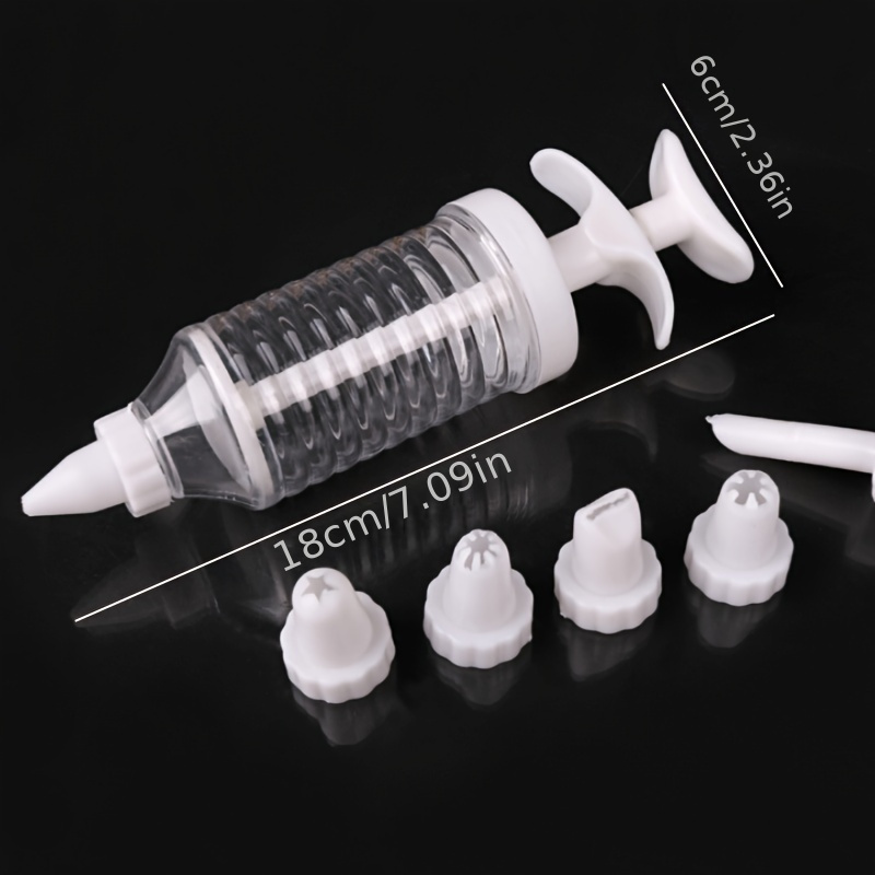8pcs Plastic Piping Tool Set with 8 Nozzles - Heavy-Duty Cream Squeezer Kit, Suitable for Cake Decorating, Icing, and Piping Gel/Soap - Compatible with Pastry Bags, Ideal for Home Bakers, Restaurants, and Dessert Decoration - Image 4