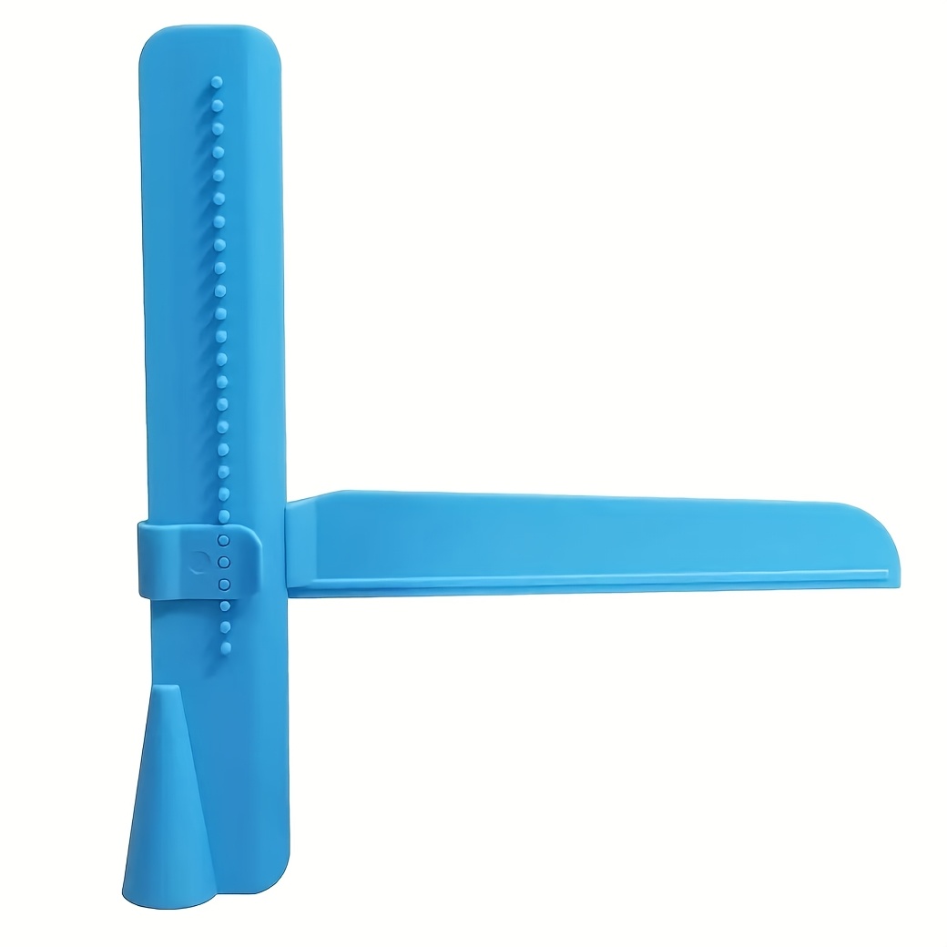 1pc Adjustable Height Blue Plastic Cake Scraper, Flat Scraper on The Side of The Cream Embryo, Detachable Cake Frosting Smoothing Tool, Uniform Butter Cream Edge Smoothing Ruler for Cake Decoration Baking Products - Image 7