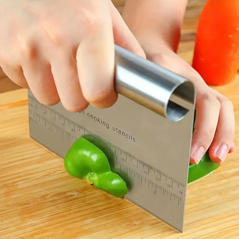 Stainless Steel Dough Scraper, for Bread Cutter And Pastry Bench Scraper with Measurement Marks, Food Grade Heavy Duty Dough Divider for Cutting, Scraping And Portioning, Durable Baking Tool for Bread, Pizza, Pastry And Home Kitchen Use - Image 3