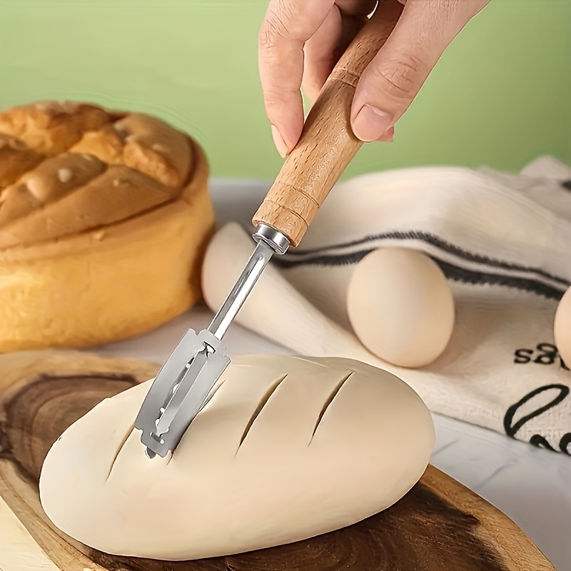 Stainless Steel Bread Carving, Bread Trimmer, Professional Baker's—Precise and Safe Dough Cutting