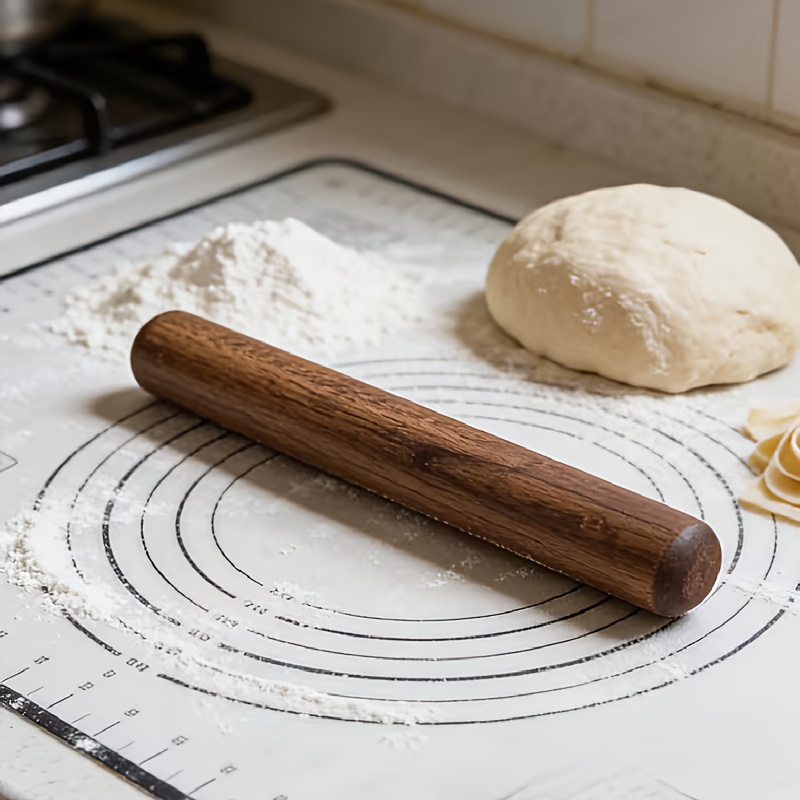 1pc Solid Wood Rolling Pin 7.87inch Small Rolling Pin Household Dumpling Wrapper/baking Rolling Pin Special Non-stick Noodle Easy to Store Novice Kitchen Artifact