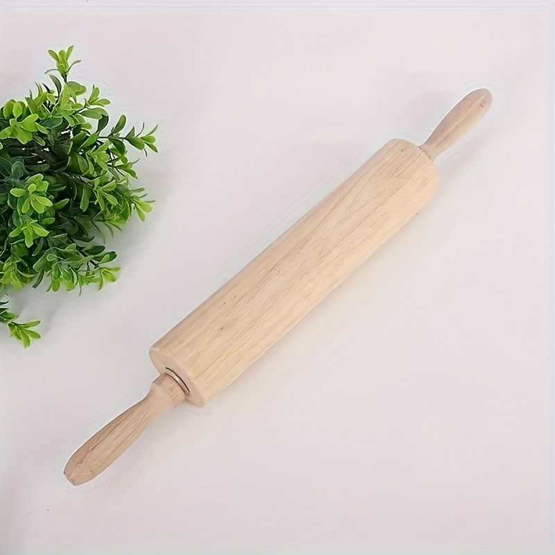 Set of 2 Solid Wood Rolling Pins - Essential for Baking And Dough Shaping, Featuring a Durable And Smooth Long Handle - Perfect for Pizza, Pasta, And Other Ingredients - Easy to Clean, Making It an Ideal Choice for Home Cooks And Professional Chefs - Image 5